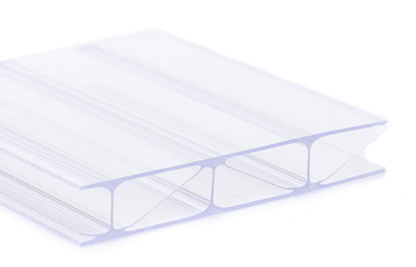 Querschnitt einer Premium-Polycarbonat-Stegplatte