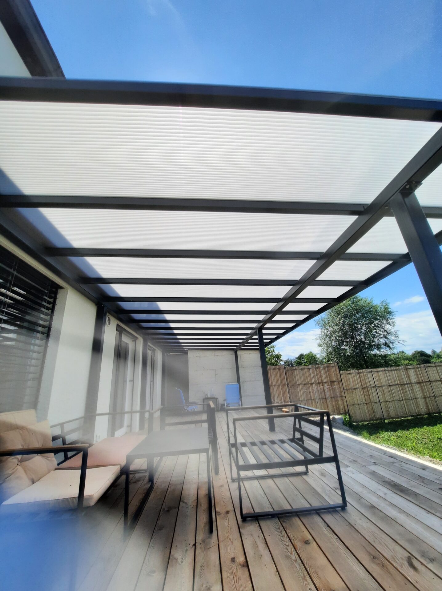 Nadstrešnica Lexan - opal