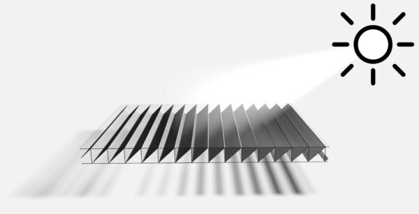 Senčena polikarbonatna kritina