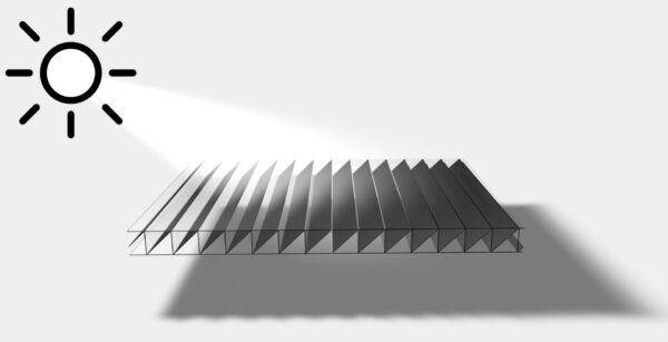 Senčena polikarbonatna kritina